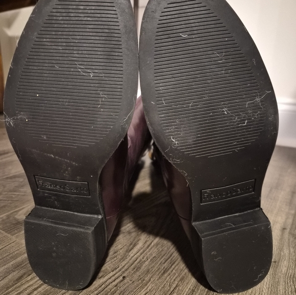 Franco Sarto L-Brindley Leather Riding Boots - Mahogany - Picture 6 of 6